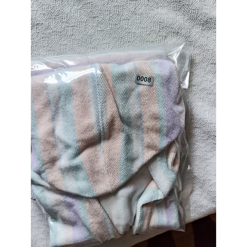 Roxy Girl Striped Hoodie Pastel Baja Pullover Size L 14/16 25RSSHB12X-101-PC - Picture 8 of 8